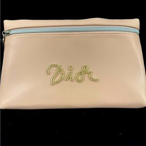 Dior Pouch Cosmetics Organizer Makeup Bag Pink Dopp Kit Clutch Designer GWP NEW